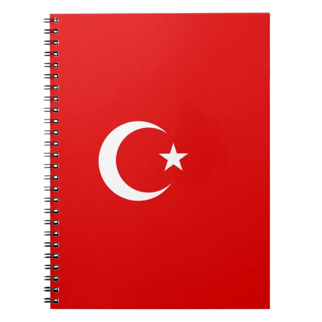 Turkish flag notebook (Front)