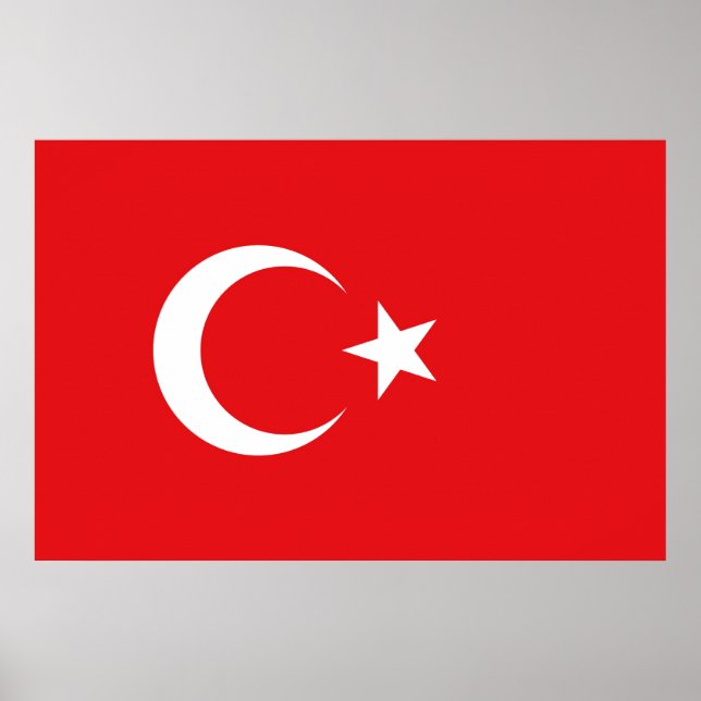 Turkish flag poster (Front)