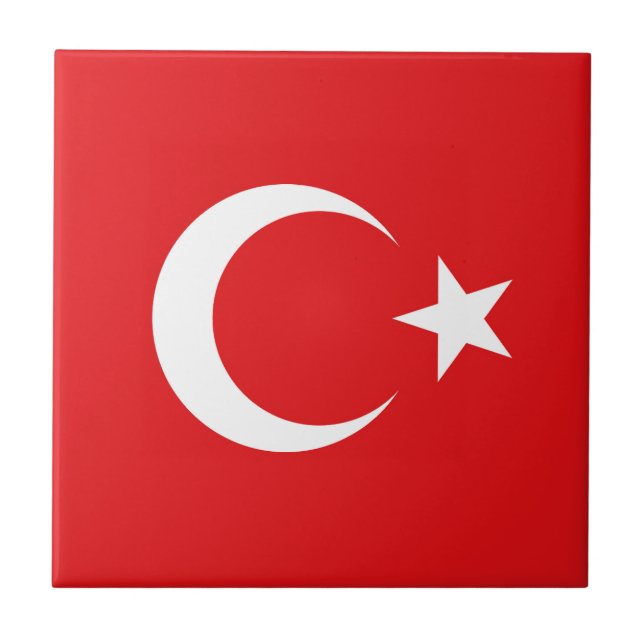 Turkish flag tile (Front)