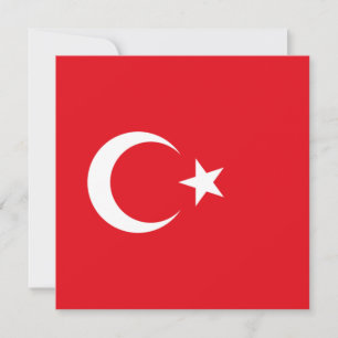 Turkish Flag (Turkey) Card