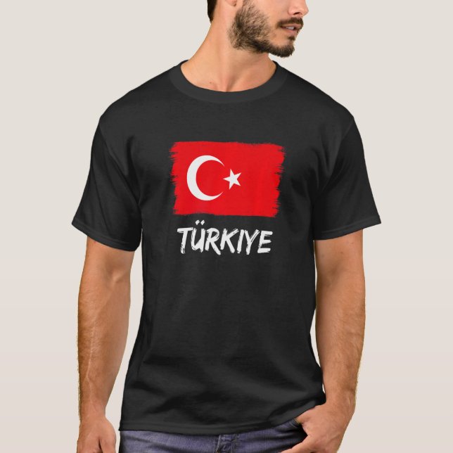 Turkish Flag Turkey   T-Shirt (Front)