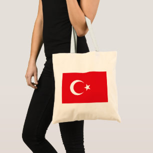 Turkish Flag (Turkey) Tote Bag