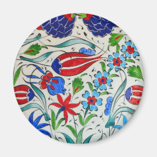 Turkish floral design magnet