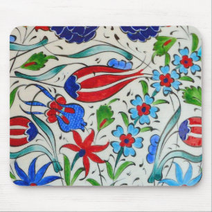 Turkish floral design mouse mat