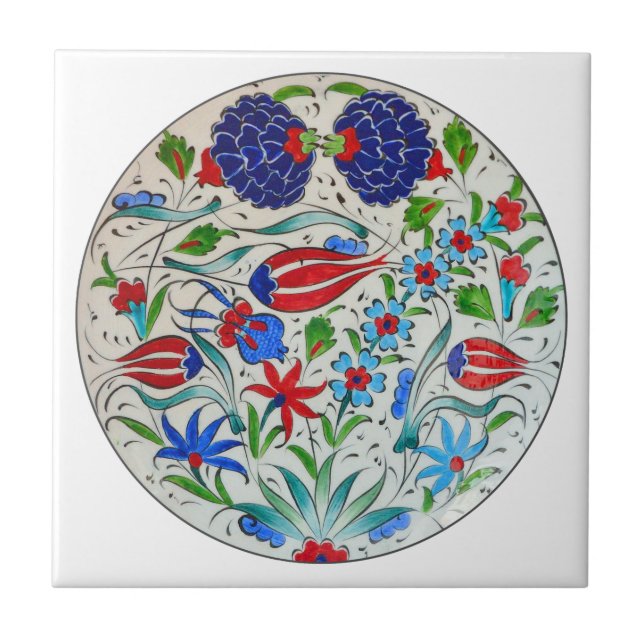 Turkish floral design tile (Front)