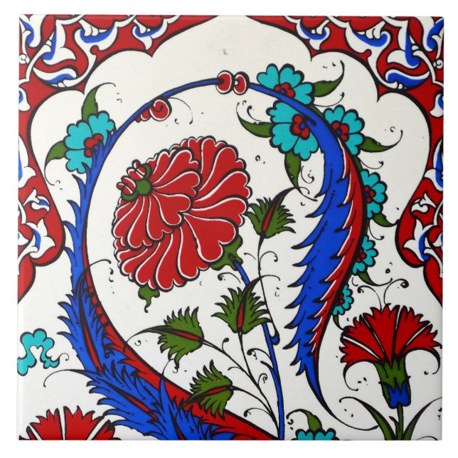 turkish floral design tile (Front)