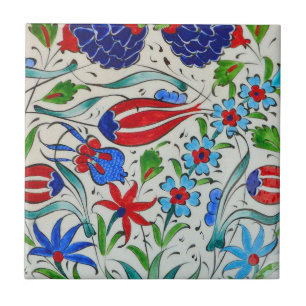 Turkish floral design tile