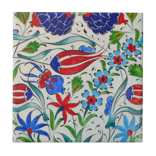 Turkish floral design tile (Front)