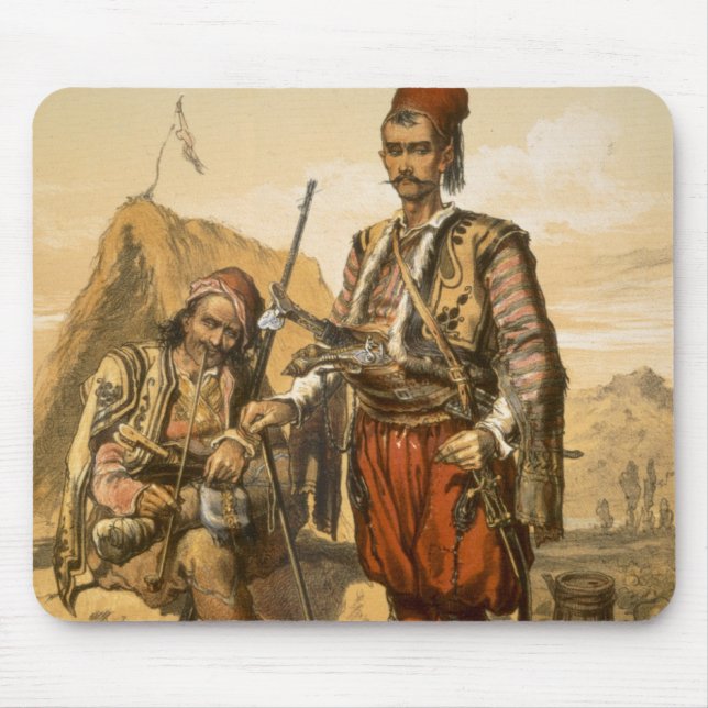 Turkish foot soldiers in the Ottoman army, pub. by Mouse Mat (Front)