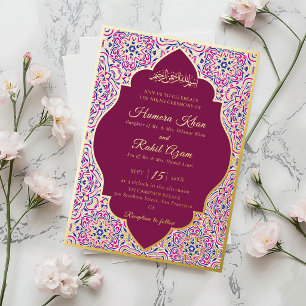 Turkish Geometric Motif Pattern Islamic Wedding