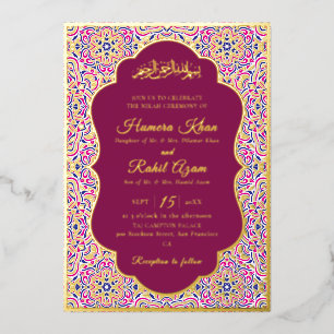Turkish Geometric Motif Pattern Islamic Wedding