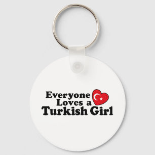Turkish Girl Key Ring