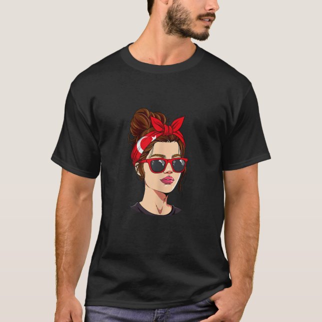 Turkish Girl Turkey  T-Shirt (Front)
