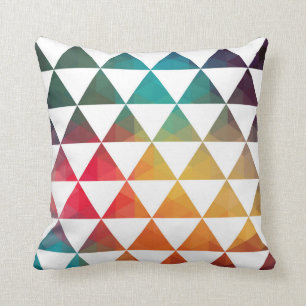 Turkish Inspired Colourful Geometric Pattern 3a Cushion