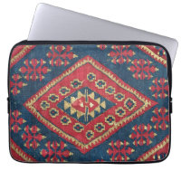 Turkish Kilim Carpet Rug Antique Red Blue