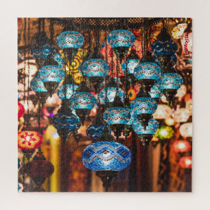 Turkish lamps: mosaic glass art jigsaw puzzle