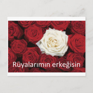 TURKISH LOVE 'You're the man of my dreams' Postcard