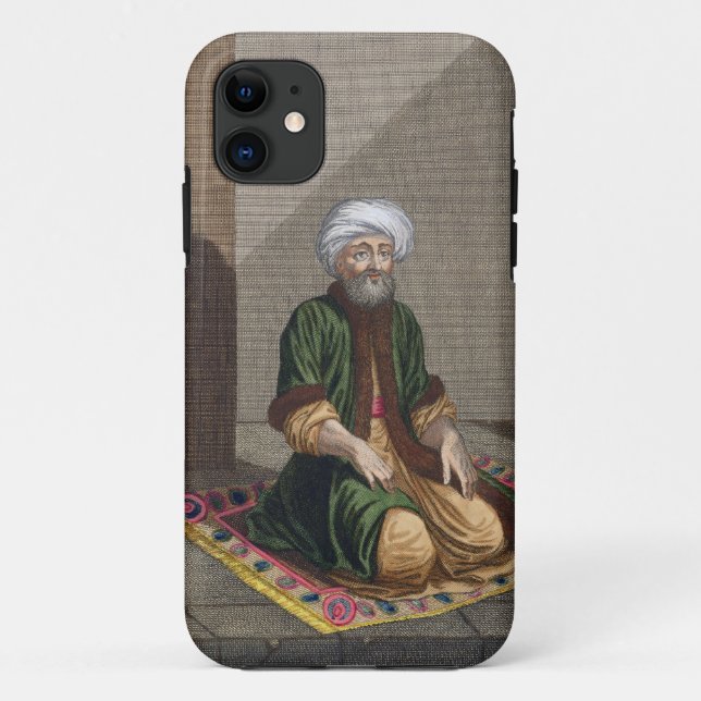 Turkish Man, praying, 18th century (engraving) Case-Mate iPhone Case (Back)