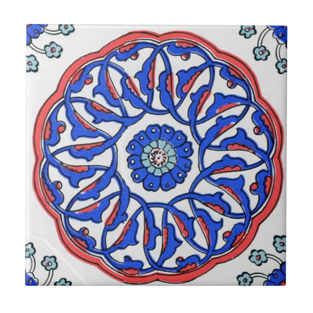 Turkish Mandala Pattern Tile (Front)