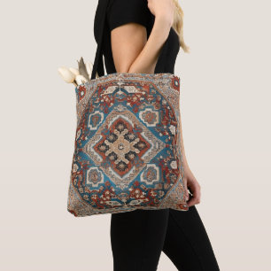 Turkish Modern Beautiful Old Pattern Collection Tote Bag