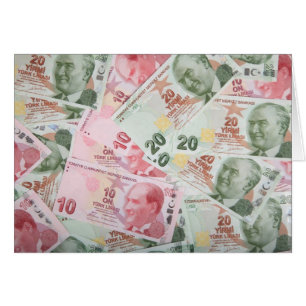 Turkish Money Background