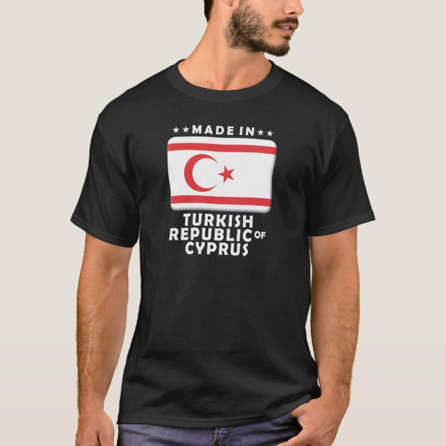 Turkish Republic of Cyprus Made T-Shirt (Front)