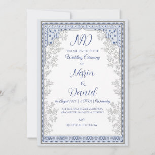 Turkish Royal Theme Wedding Invitation Card