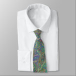 Turkish Sea Paisley Peacock Colors Wedding Tie<br><div class="desc">Mehndi Indian Paisley Peacock Wedding Theme Blue Gold and Green Mehndi Indian Paisley Vintage Peacock Wedding Party Tie For the Guys. Father of Bride, Father of Groom, Groomsman, Best Man and Groom. Pink Raspberry Coral Orange and Yellow Retro Paisley Wedding Design. Vintage Inspired Paisley Aesthetic Mehndi Indian Paisley Wedding Ties....</div>