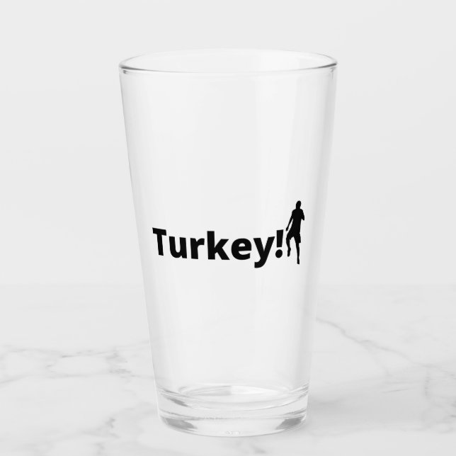 Turkish soccer player glass (Front)