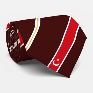 Turkish stripes flag tie