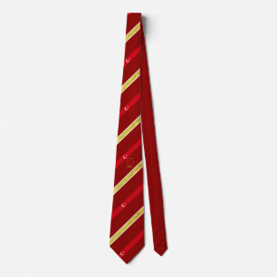 Turkish stripes flag tie