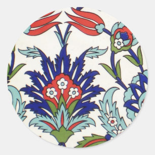 Turkish tile Round Sticker