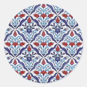 Turkish tile Round Sticker