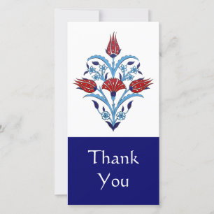 Turkish tile Thank You Card