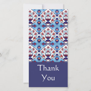 Turkish tile Thank You Card