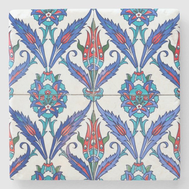 turkish tulips Stone Coaster (Front)