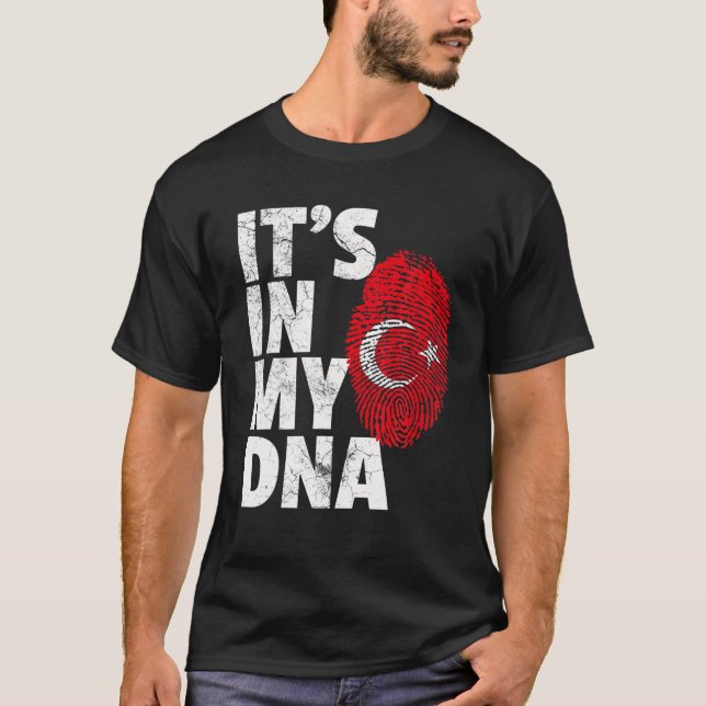 Turkish Turkey Flag Pride Country Home Nation Gift T-Shirt (Front)