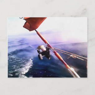 Turkish Vacation Fishing Trip Postcard