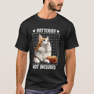Turkish Van Cat Owner BATTERIES NOT INCLUDED Funny T-Shirt