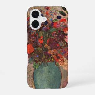 Turkish Vase by Odilon Redon, Vintage Flowers Art iPhone 16 Case