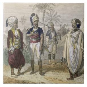 Turkish Volunteers' Camp, from 'Constantinople and Tile