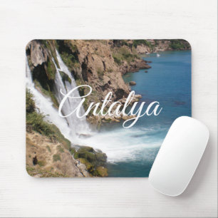 Turkish waterfall Duden in Antalya Mouse Mat
