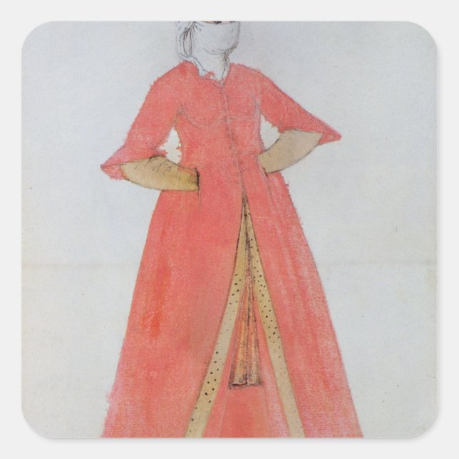 Turkish Woman Square Sticker (Front)