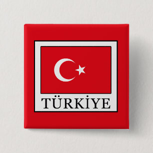 Türkiye 15 Cm Square Badge