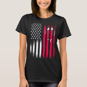 Turkiye American Patriot Grown Country USA Flags S T-Shirt
