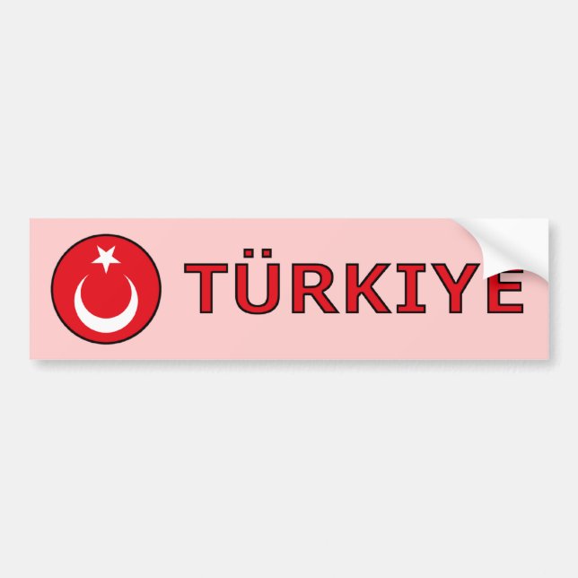 Turkiye Bumper Sticker (Front)