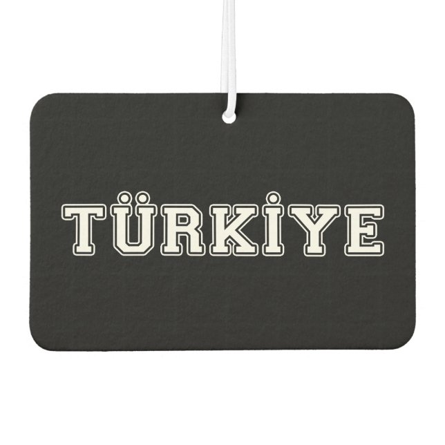 Türkiye Car Air Freshener (Front)