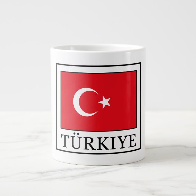 Türkiye Large Coffee Mug (Front)