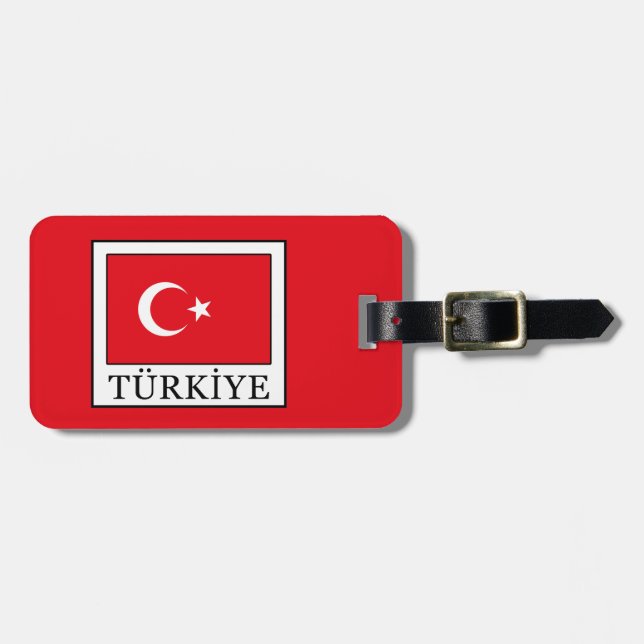 Türkiye Luggage Tag (Front Horizontal)