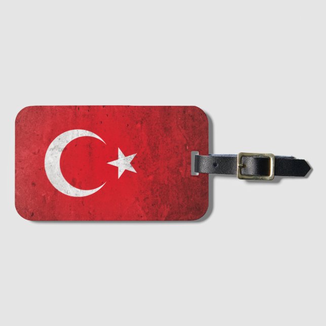 Turkiye Luggage Tag (Front Horizontal)
